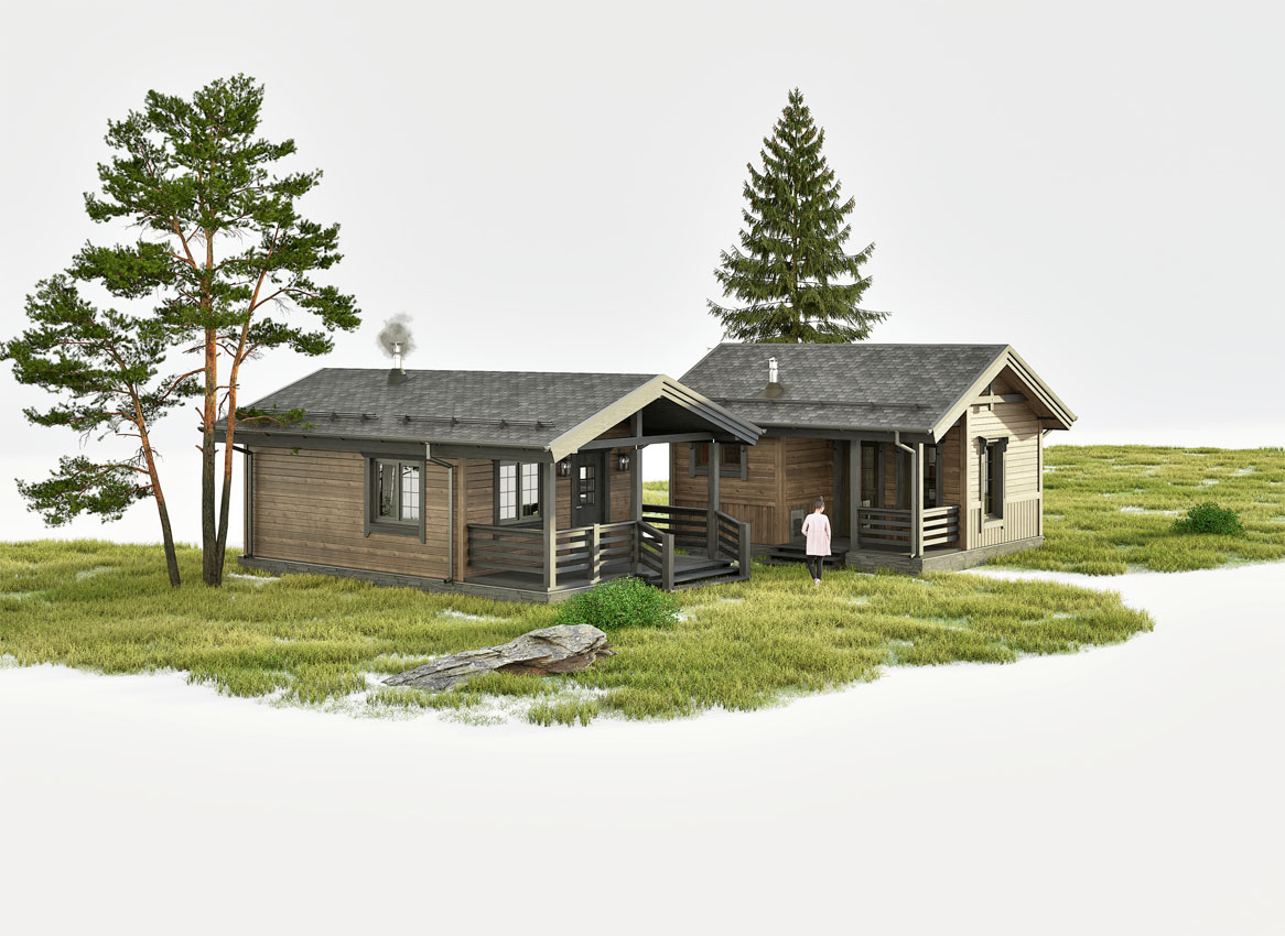 Одноэтажные бани