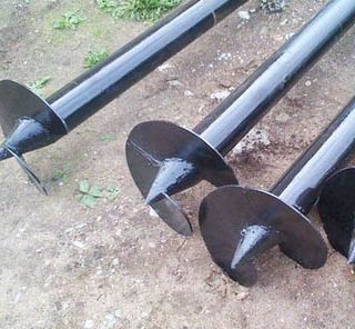 Фундамент на винтовых сваях